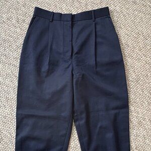 The Row navy blue wool trousers Size 4